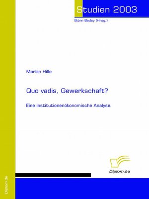 cover image of Quo vadis, Gewerkschaft?